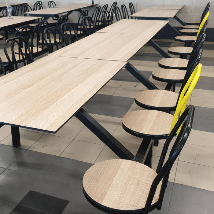 Mega Cubicle Food Court Tables and Chairs